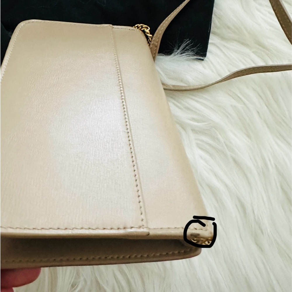 Saint Laurent Tan Crossbody Bag - Picture 7 of 10